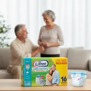 Fralda Calça Lifree Super Conforto Tamanho G/XG com 16 Unidades