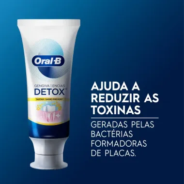 Creme Dental Oral-B Gengiva Detox Tartar Defense 102g