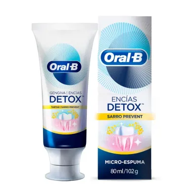 Creme Dental Oral-B Gengiva Detox Tartar Defense 102g