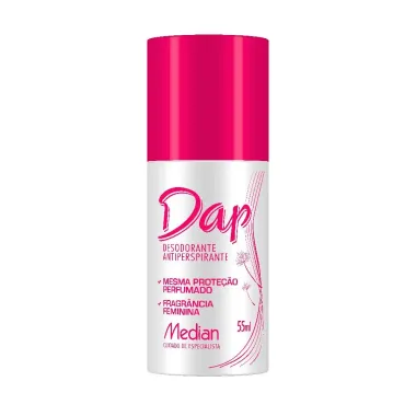 Desodorante Dap Roll-On Feminino Perfumado Antiperspirante 55ml