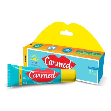 Hidratante Labial Carmed FPS 30 Incolor 10g