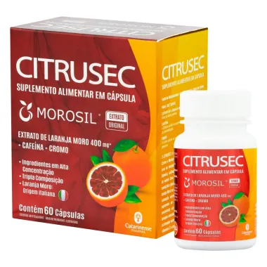 Citrusec Morosil, Cafeína e Cromo 60 Cápsulas