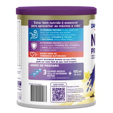 Nutridrink Protein Baunilha Zero Lactose 350g