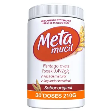 Metamucil P&oacute; Sabor Original com 210g