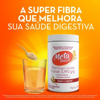 Metamucil P&oacute; Sabor Original com 210g