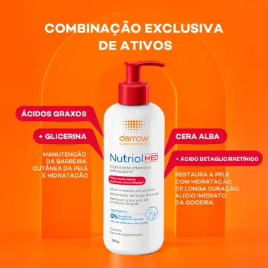 Nutriol Med Darrow Hidratante Intensivo Anticoceira 390ml