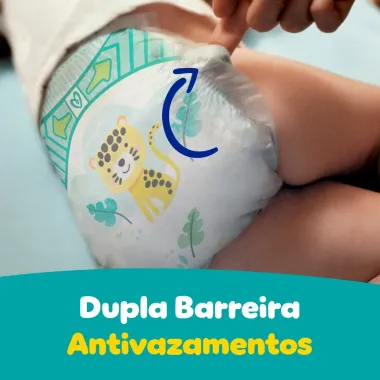 Fralda Pampers Confort Sec Tamanho G 98 Unidades Descart&aacute;veis