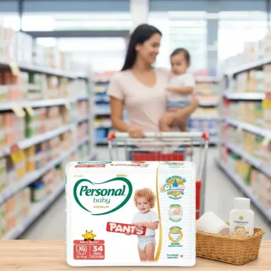 Fralda Personal Baby Premium Pants Tamanho XG com 34 Unidades