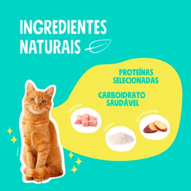 Ração para Gatos Castrados Quatree Select Sabor Frango e Arroz 3kg