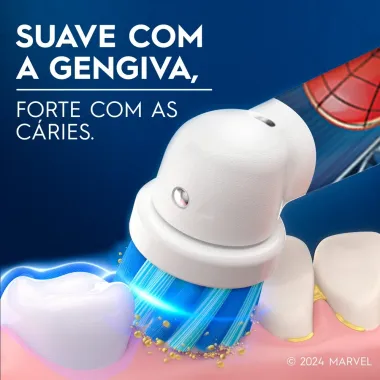 Escova Dental El&eacute;trica Oral-B Spiderman 1 Unidade