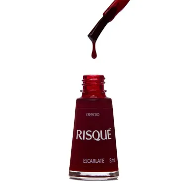 Esmalte Risqué Cremoso Escarlate 8ml