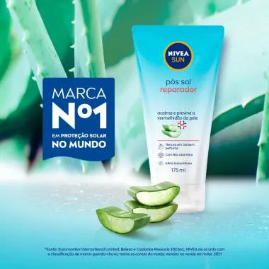 Gel P&oacute;s Sol Nivea Sun Reparador 175ml