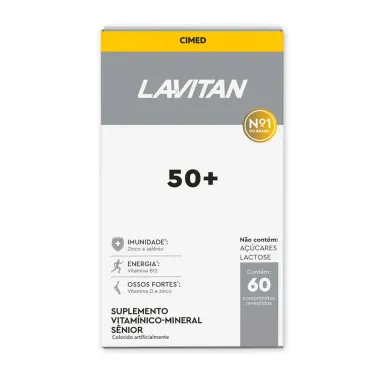 Suplemento Alimentar Lavitan 50+ Senior com 60 Comprimidos