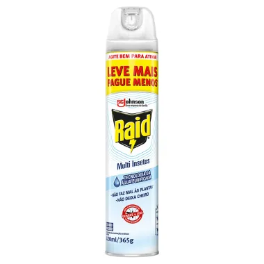 Inseticida Raid Multi Insetos Aerossol Aqua Protection 420ml Leve Mais Por Menos