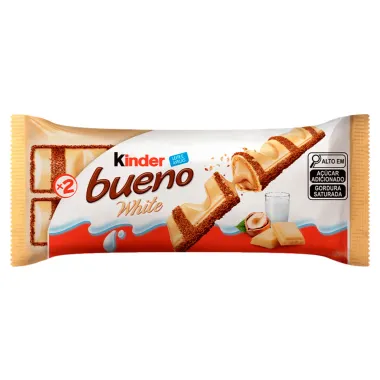 Kinder Bueno White Chocolate Branco 2 Unidades 39g