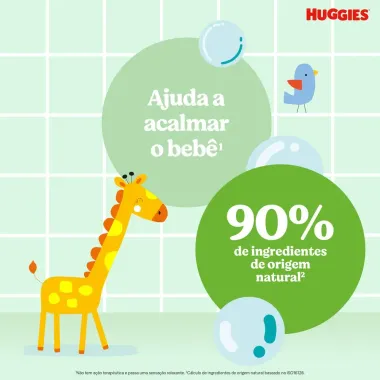 Shampoo Huggies Camomila Seguro para Rec&eacute;m-Nascidos 400ml