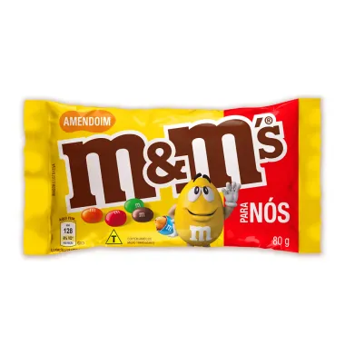 Confeitos M&M Amendoim 80g