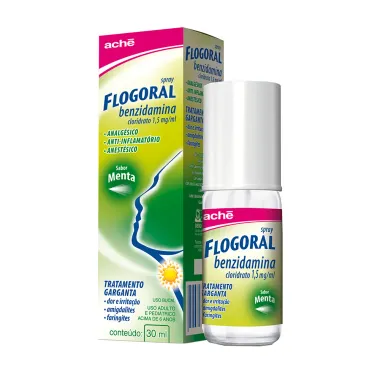 Flogoral Sabor Menta Spray com 30ml