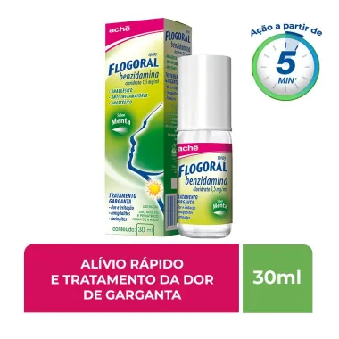 Flogoral Sabor Menta Spray com 30ml