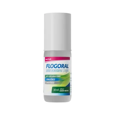 Flogoral Sabor Menta Spray com 30ml