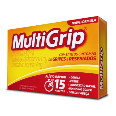 Multigrip Antigripal 20 Cápsulas