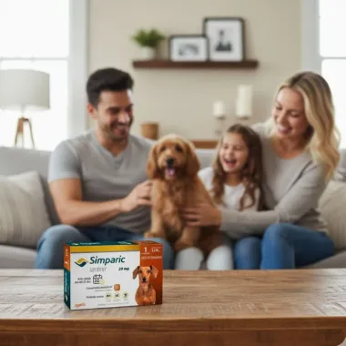 Simparic 20mg para Cães de 5,1 a 10kg com 1 Comprimido Mastigável