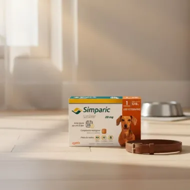 Simparic 20mg para Cães de 5,1 a 10kg com 1 Comprimido Mastigável