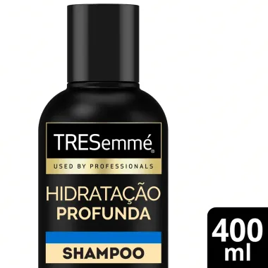 Shampoo TRESemmé Hidratação Profunda 400ml Verso