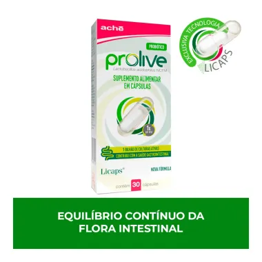 Prolive com 30 C&aacute;psulas