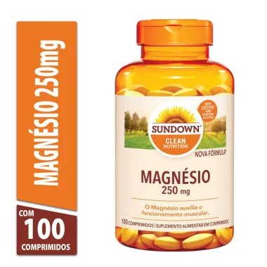Magnesium 250mg Sundown com 100 Comprimidos