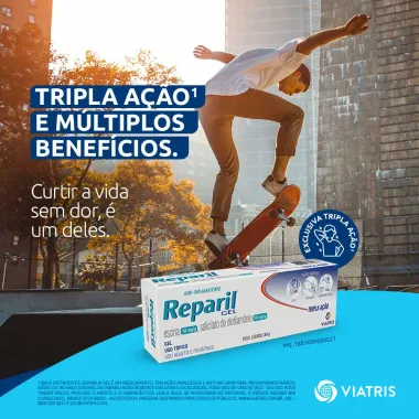 Reparil Gel Escina + Salicilato de Dietilamônio 30g