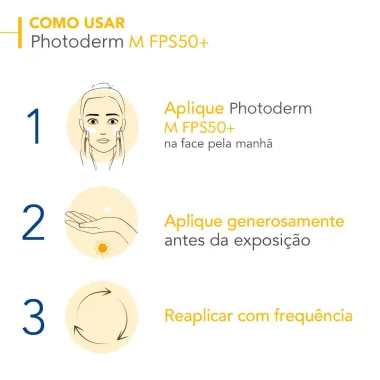 Protetor Solar Photoderm M Teinte Dor&eacute;e Golden Colour FPS 50+ 40ml