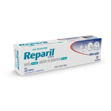 Reparil Gel Escina + Salicilato de Dietilamônio 100g