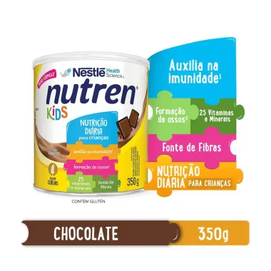 Nutren Kids Chocolate Complemento Alimentar Lata 350g