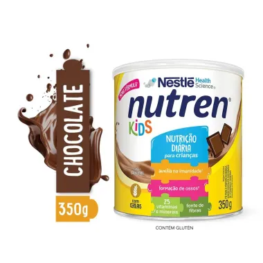 Nutren Kids Chocolate Complemento Alimentar Lata 350g