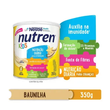 Nutren Kids Baunilha Complemento Alimentar Lata 350g