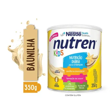 Nutren Kids Baunilha Complemento Alimentar Lata 350g