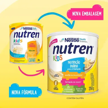Nutren Kids Baunilha Complemento Alimentar Lata 350g