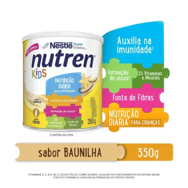 Nutren Kids Baunilha Complemento Alimentar Lata 350g