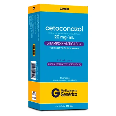 Shampoo Cetoconazol Cimed Genérico com 100ml