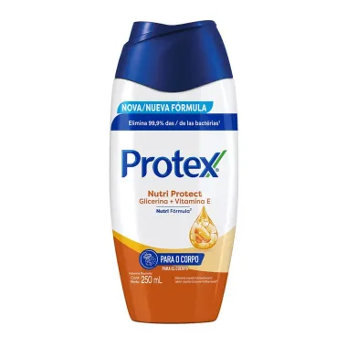 Sabonete L&iacute;quido Antibacteriano Protex Nutri Protect Vitamina E 250ml