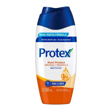 Sabonete L&iacute;quido Antibacteriano Protex Nutri Protect Vitamina E 250ml