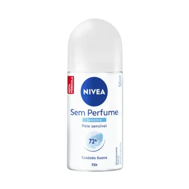 Desodorante Antitranspirante Nivea Roll On Sem Perfume 50ml