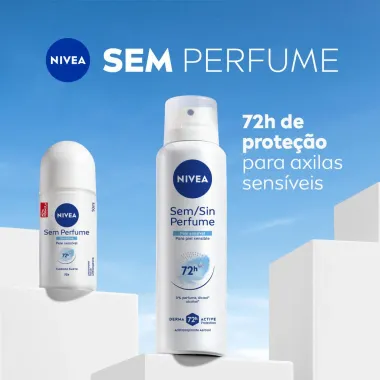 Desodorante Antitranspirante Nivea Roll On Sem Perfume 50ml