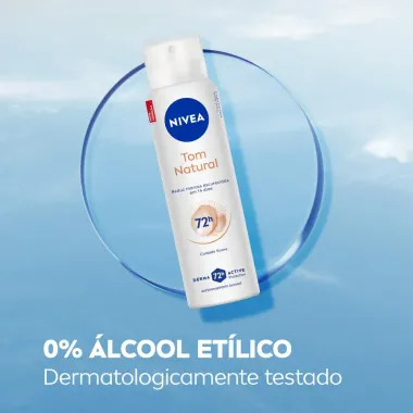 Desodorante Antitranspirante Aerosol Nivea Tom Natural 150ml