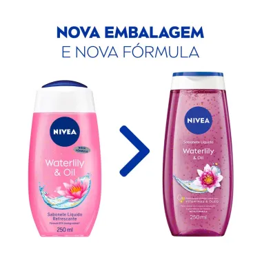 Sabonete Líquido Nivea Waterlily & Oil 250ml