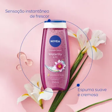 Sabonete Líquido Nivea Waterlily & Oil 250ml