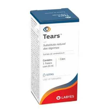 Tears Solução Oftálmica para Cães e Gatos Uso Veterinário 8ml