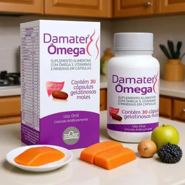 Damater Ômega com 30 Cápsulas