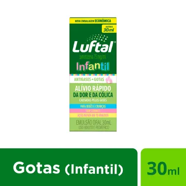 Luftal Intantil Gotas Simeticona 75mg/ml 30ml